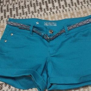 Blue shorts